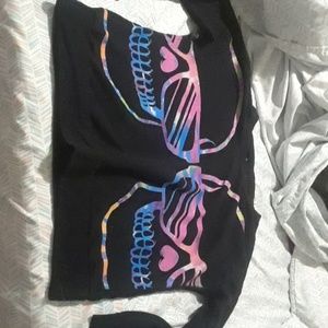 Retro Skull with sunglasses sweatshirt